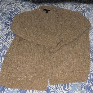 Forever 21 Beige Cardigan with Sparkle Detailing ✨